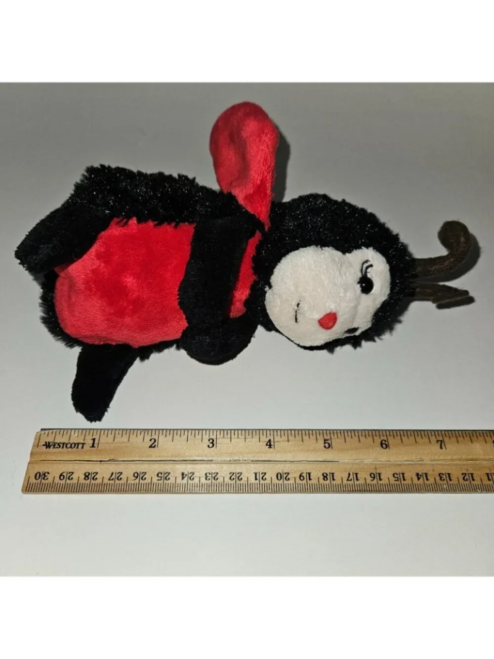 Douglas Cuddle Toys Black Red Ladybug Plush 8